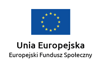 Znak Europejskiego Funduszu Społecznego i Unii Europejskiej